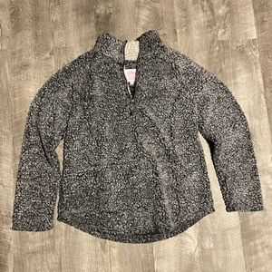 Women’s gray pullover Sherpa- size medium